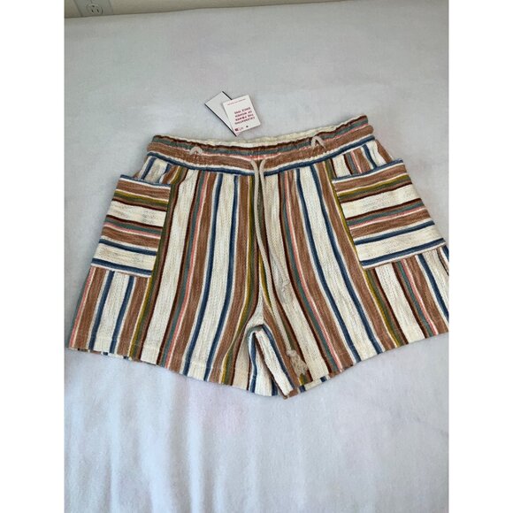 ROXY Sunny Coasy Stripe Shorts Women's size XL NEW 2025 - Picture 2 of 9